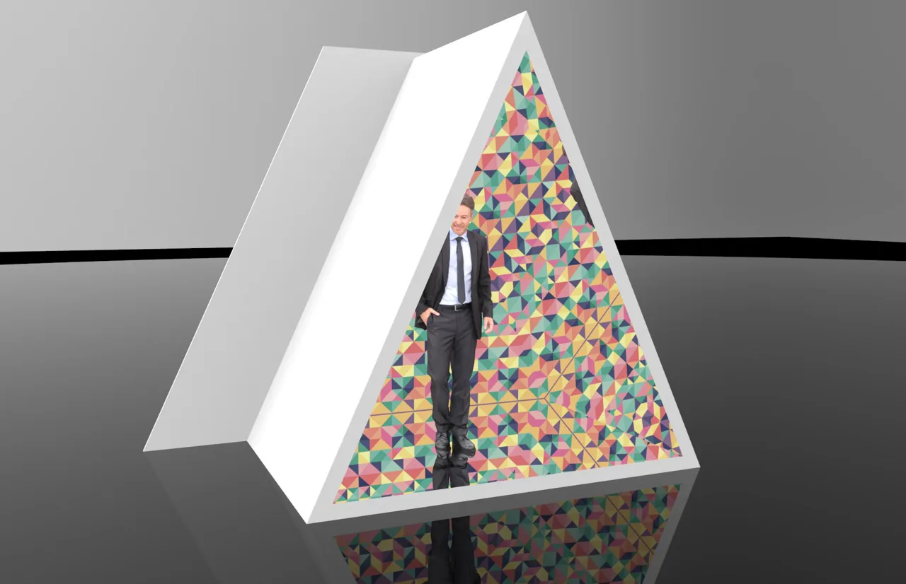 Pyramid room Cinema 4D